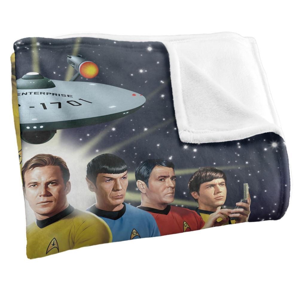 Star Trek Original Silky Crew Supersoft Blanket