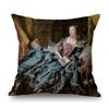French Madame British Duchess Princess Rococo Oil Painting Art Royal Court Hotel Lobby Wall Decoration Pillow Case Cushion Cover