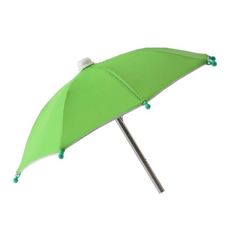 Portable Mini Umbrella Phone Stand, Universal Phone Umbrella for Outdoor Rain & Sun Waterproof Sun Shade Holder for Smartphones