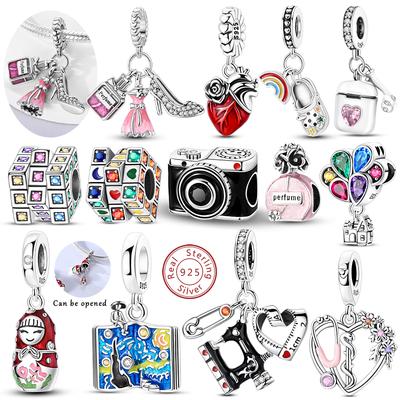 S Originale Pandantive din Cupru Mărgele Pantofi de Bal Fundă Parfum Rochie Pandantiv Potrivit Brățară Brățară Bijuterii Femei Cadou
