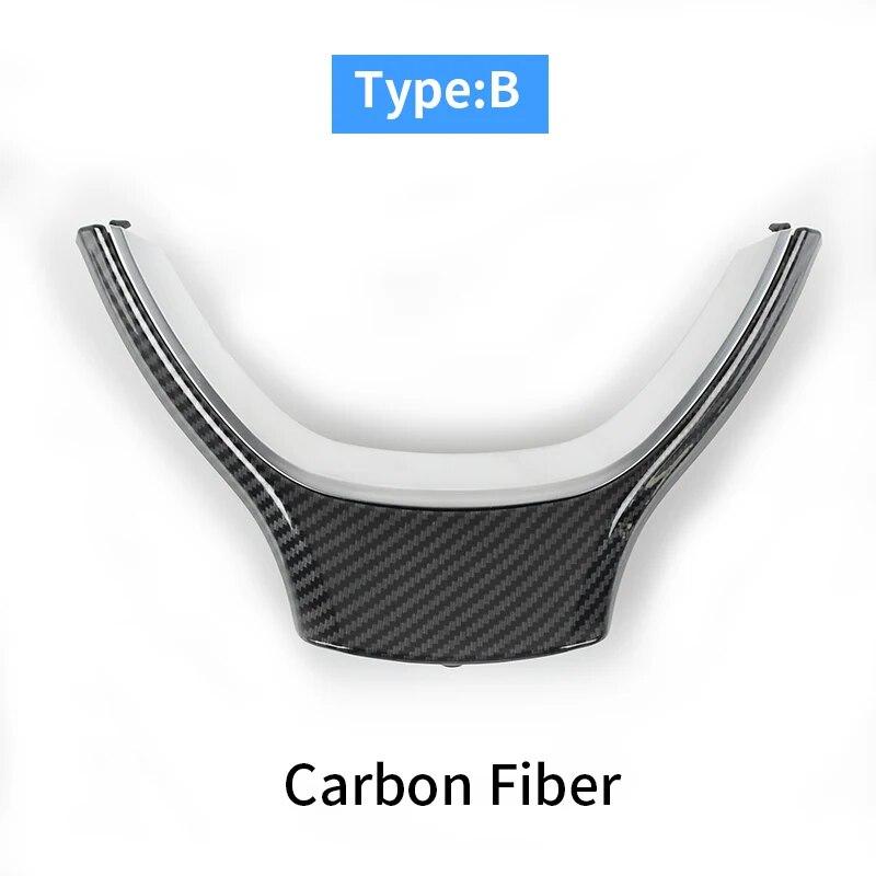 LHD RHD Car Steering Wheel Cover Trim For BMW 5 5GT 6 7 Series F10 F11 F07 F06 F12 F01 F02 2009-2016 Replacement