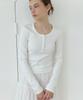 RE L Sarah Ls Ver. T-Shirt (Ivory)