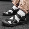 Sports sandals men's mesh breathable summer 2025 new beach sandals casual non-slip bag head wear-resistant sandals