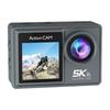 5K Waterproof Action Camera 30FPS Snorkeling Swimming Audio Recording EIS Stabilization Wireless Microphone Support