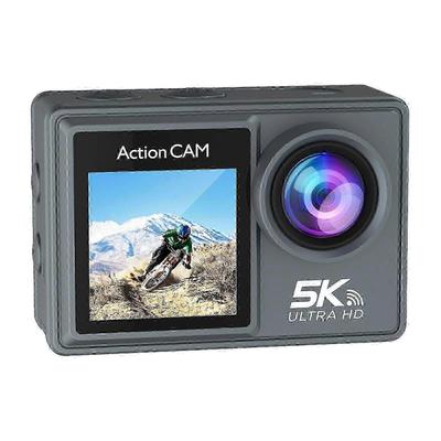 Action Camera Impermeabile 5K 30FPS Snorkeling Nuoto Registrazione Audio Stabilizzazione EIS Supporto Microfono Wireless