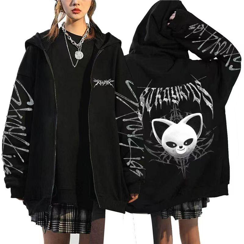 Худи Straykids в стиле k-pop domin ATE Пальто K-pop Звезда SKZOO одежда XL