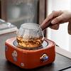 Thickened Glass Fair Cup Eagle Mouth Side Wood Handle Heat-resistant Kung Fu Tea Cup Household Teaware Transparent Teapot New