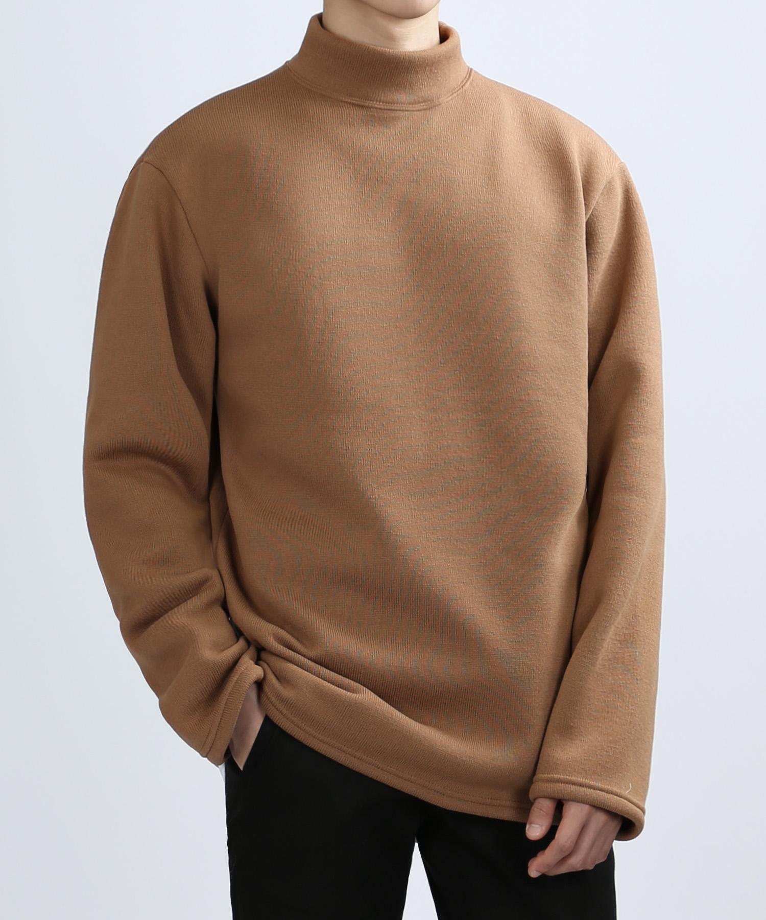 Berry Vein Half Nap Polo Neck (Camel) Camel/One Size