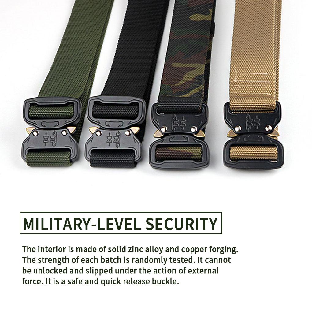2021 Newest Nylon Belt Men Tactical Belt Military SWAT Belts Knock Off Survival Waist Tactical Battle Belt
