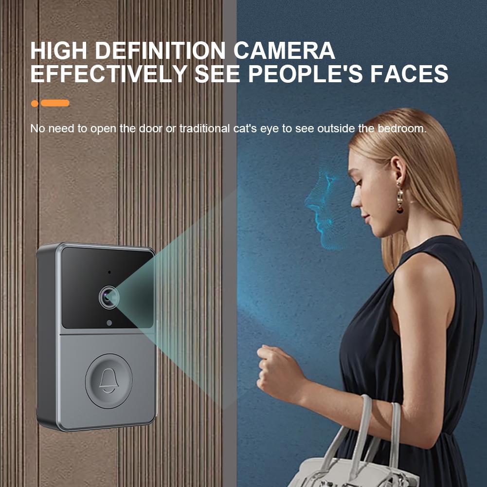 2.4G Wireless Video Intercom Doorbell 4.3 Inch IPS Screen Video Doorbell Two Way Voice Doorbell with Camera Monitor Night Vision