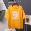 Hirsionsan Little Daisy Print T Shirt Women 2021 New Basic 100% Cotton Summer Tops for Girl Korean Sweet Short Sleeve Female Tee Cute Flower Clothing
