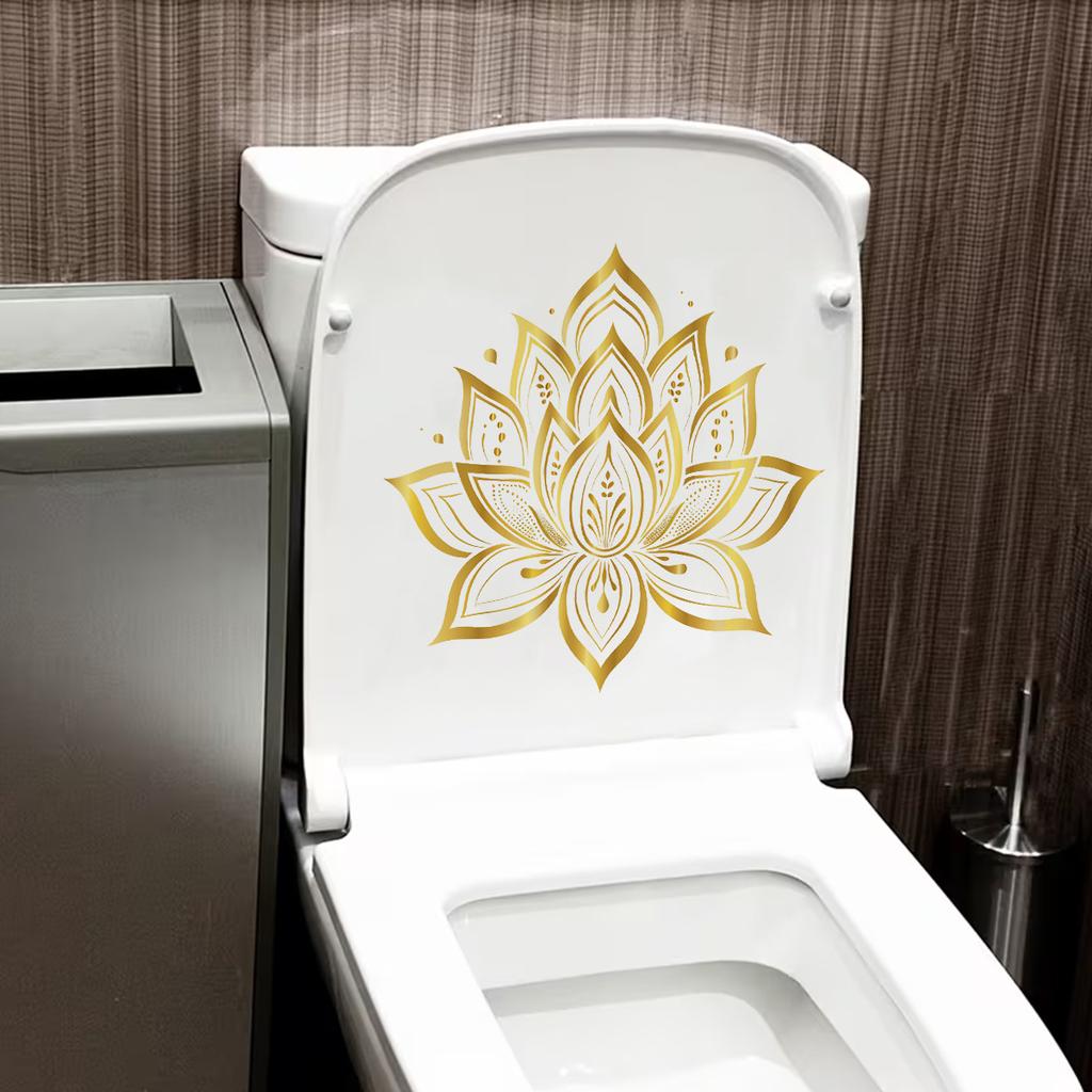 Luxury-lite Toilet Sticker for Bathroom Toilet Cover Decoration - Remove The Sticker