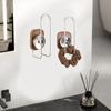 Simple No-Punch Suction Cup Hook Wall Mounted Space Saving Headband Storage Rack Seamless Headband Holder Living Room