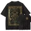 Bioshock T-shirt Graphique Vintage Lavé Hommes Femmes Décontracté Surdimensionné Unisexe Streetwear Tendance Coton haute qualité Couples t-shirt doux