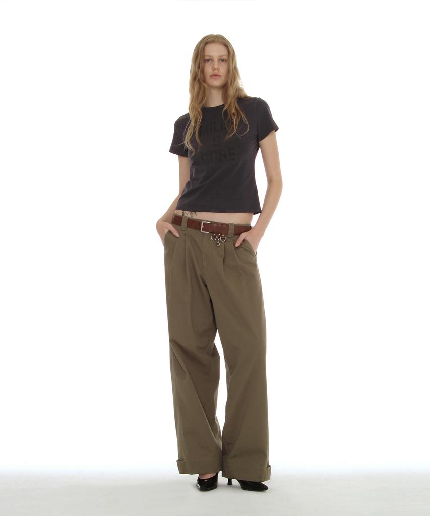 PARTIMENTO WOMEN Miles 9 Core Relaxed Tee_Dusty Navy