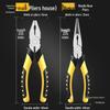 Industrial-Grade Multi-Function Wire Pliers Set (2 Pieces) - Large, Universal, Labor-Saving Design for Household Use.
