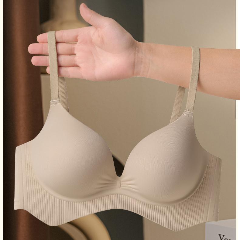 Gathering Bra for Women Anti Sagging Accessory Breast Seamless Bra for Women No Steel Ring Bra