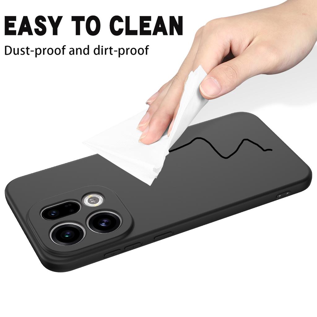 For Oppo Find X9 5G Liquid Silicone Case Phone Back Cover with Hand Strap
