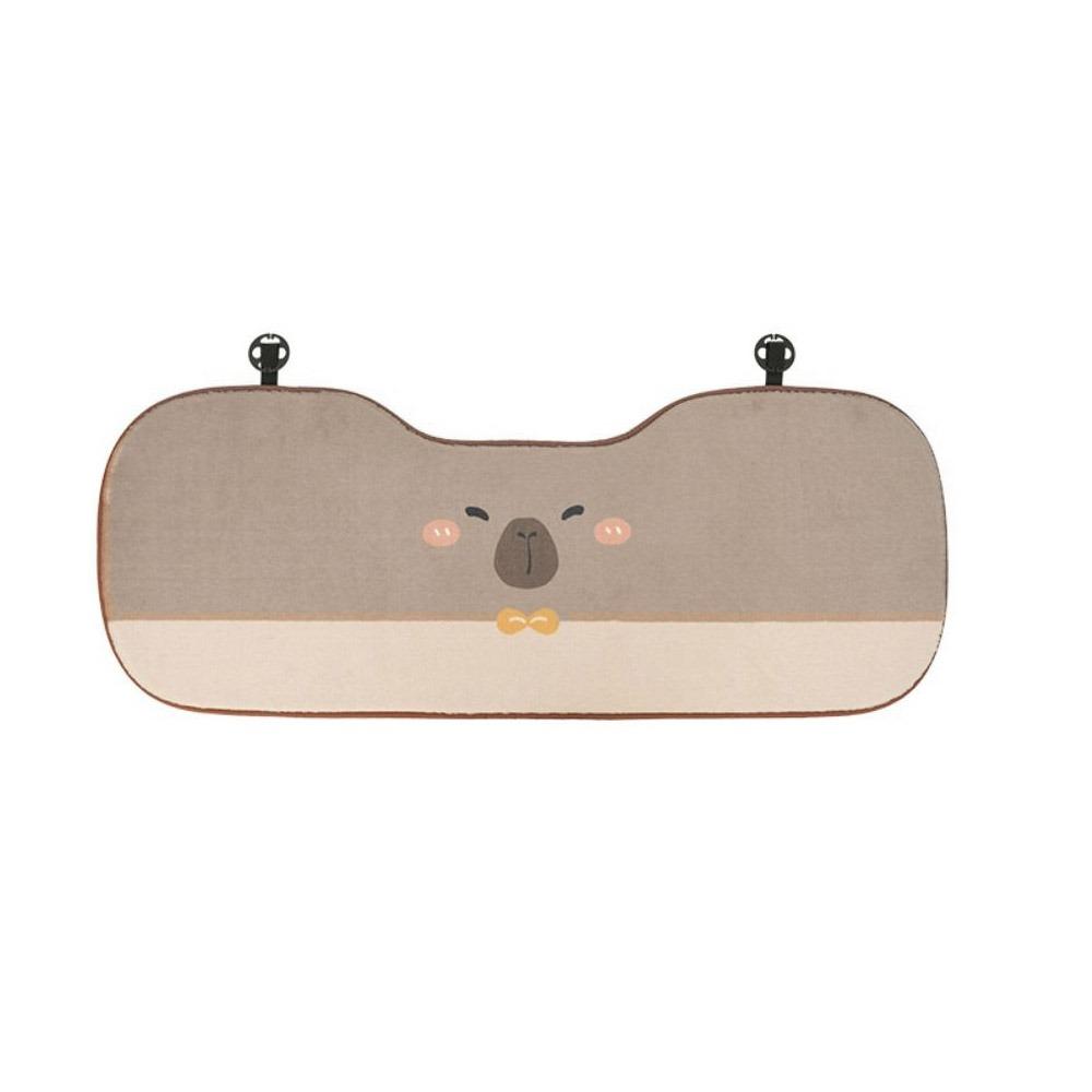 Comfort Capybara Car Headrest Cartoon Plush Seat Cushion Car Seat Decoration  Headrest