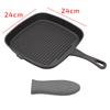 Patelnia grillowa żeliwna 24x24cm BRUNBESTE BB-2668