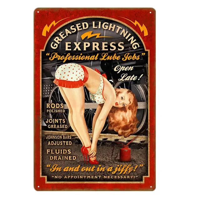 Pin Up Girls Schild Sexy Lady Schönheit Metallschilder Platte Poster Blechschild Dekor Man Cave Zimmer Bar Pub Garage Kunst Plaketten Wanddeko