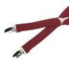 Mens Suspenders Approx 1x41.3in Nonslip Safe   Sturdy Metal Wide Applicability Dress Suspenders for Work Wedding