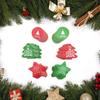 100Pcs Creative Christmas Tree Envelope Gift Labels Multifunctional Merry Christmas Stickers Tags for Cards Gift Baking