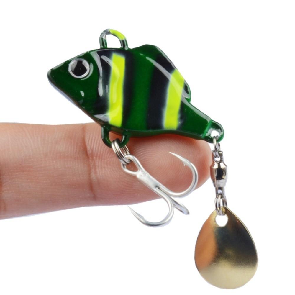 5pcs Vibration Bait Fishing Lures Kit with Box Fishing Lures Hooks Fishing Tool