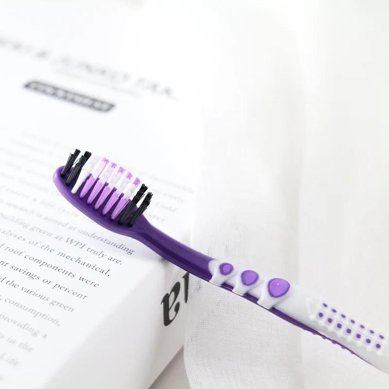 20pcs Disposable Toothbrush Set - Individually Wrapped Medium/Hard Bristles for Travel Men & Women