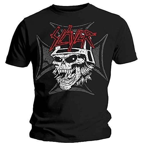 Slayer Men s Graphic Skull T-Shirt, Black, X-Large XL