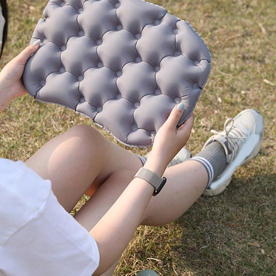 Portable Inflatable Seat Cushion Lightweight Stadium Seat Pad Travel Air Seat Cushion