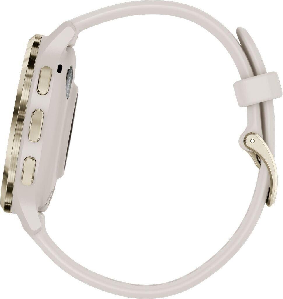Garmin Venu 3S Elfenbein/Softgold Silikon-Armband