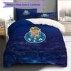 Juego de edredón y fundas de almohada del club de Oporto Decoración del hogar Regalo de cumpleaños (1 * funda nórdica + 2 * fundas de almohada, sin núcleo)