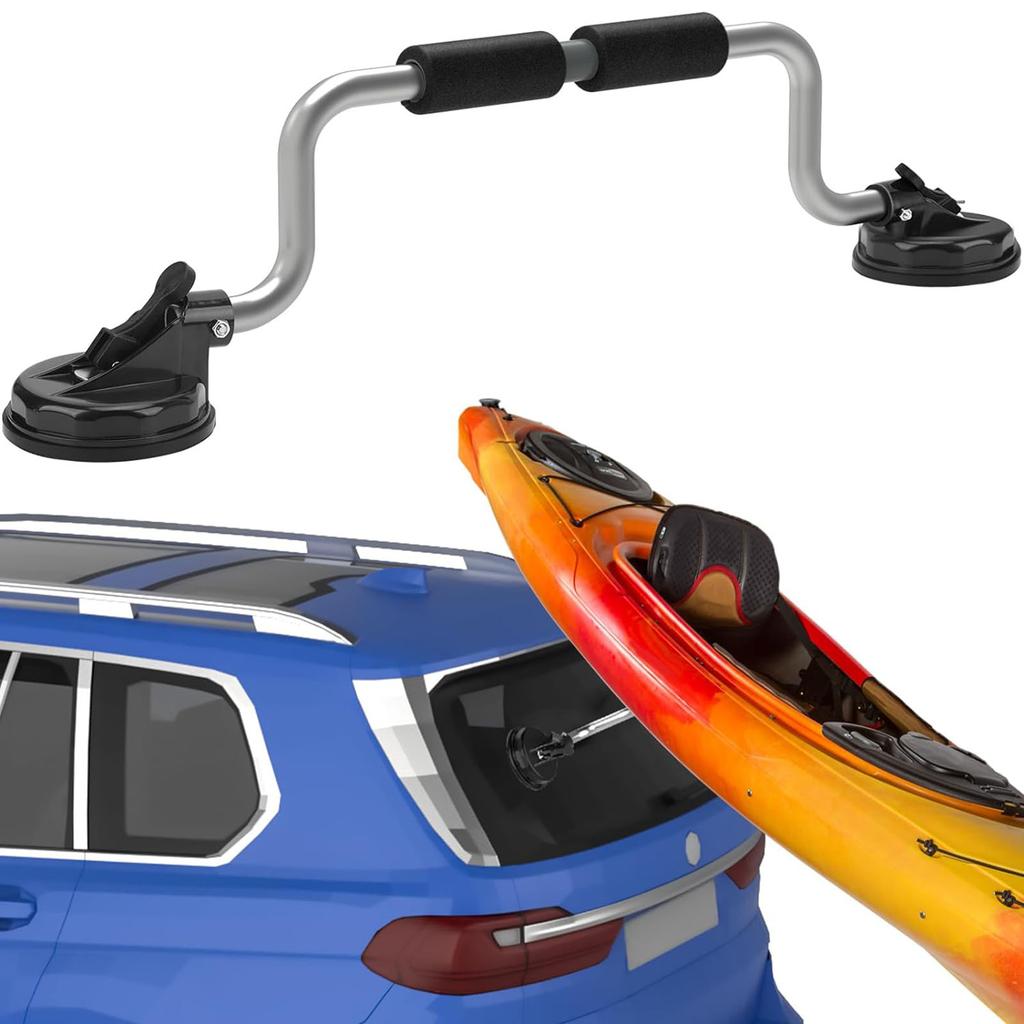 Kayak Roof Roller Loader Mount Suction Cup Holder Kayak Load Assist with Suction Cup Car Top Kayak Roof Load Assist