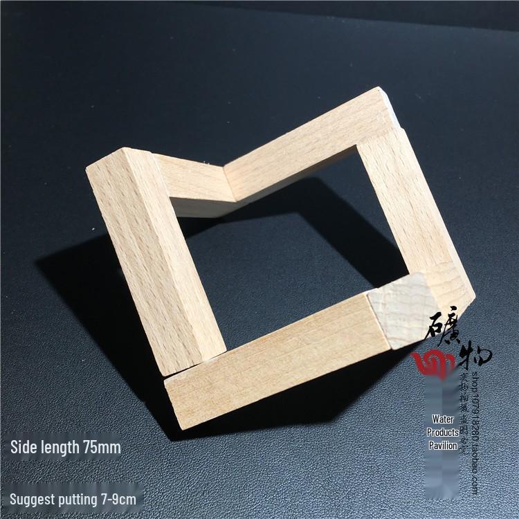 Wooden & Metal Mineral Crystal Ball Display Stand