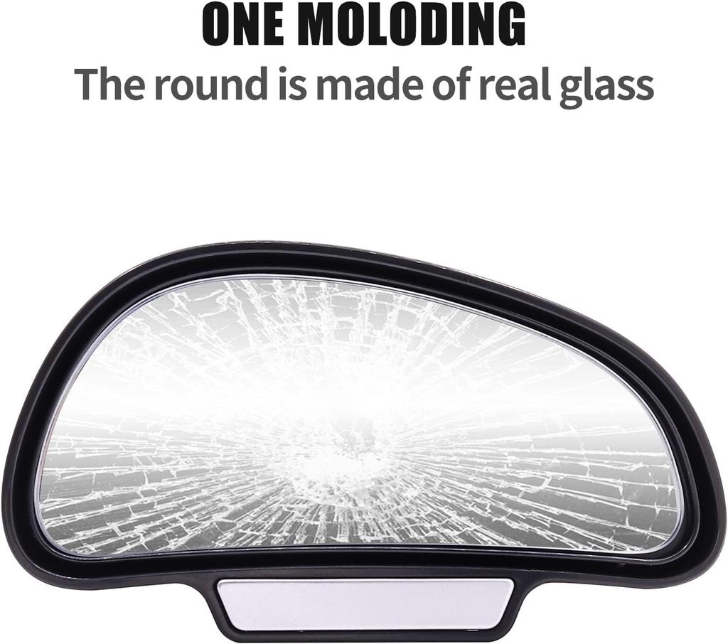 Car Blind Spot Mirror, HD Glass Convex Rear View Wide