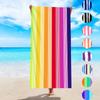 Large Striped Beach Towel For Adults Kids Quick Dry Sand Swimming Pool Bath Towel Summer Travel Seaside Vacation Accessories