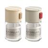 Pack of 2 Contemporary Salt Shaker with Controlled Pouring Opening and Customizable Dispensing for Easy Cooking Baking