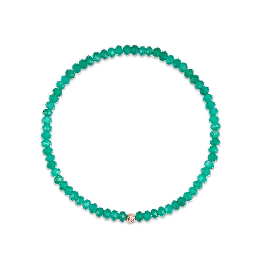 [Dorocy] 14K Color Flare Bracelet (Natural Stone)_Chalcedonia