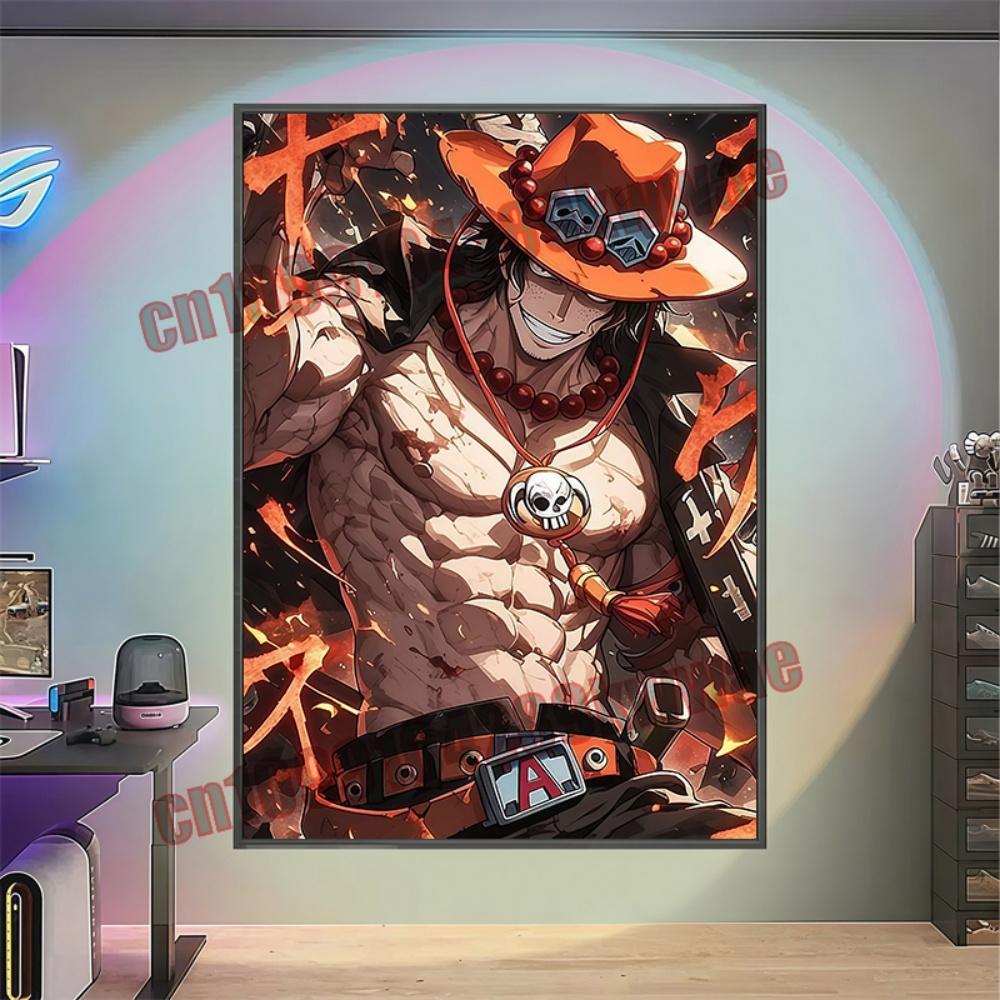 Monkey D Luffy Epic Anime Poster  Dynamic One Piece Premium Canvas Wall Decor Ideal for Bedroom  Anime Collection Fans