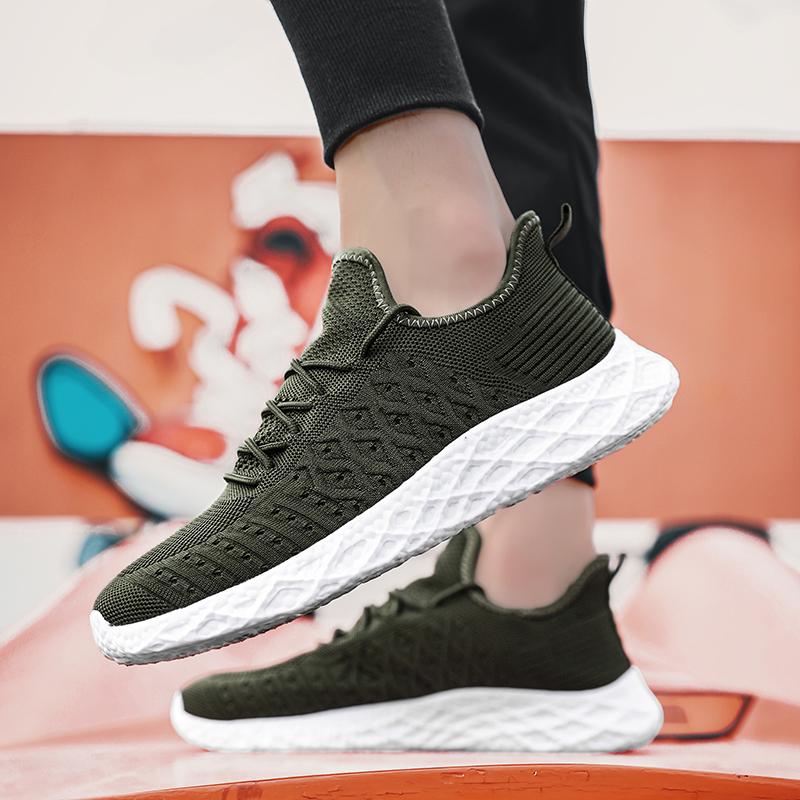 Fashion Men's Summer Breathable High-quality Casual Sports Comfortable Couple Tennis Soft Sole Outdoor Training Jogging Shoes Large Size