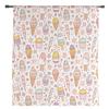 Cartoon Ice Cream Snowflake Modern Tulle Curtains For Living Room Bedroom Home Kitchen Window Sheer Curtains