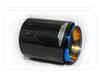 BM Mini Cooper Carbon Fiber Burnt Blue Stainless Steel Exhaust Tailpipe