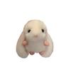 Adorable Faux Mink Fur Rabbit Keychain Plush Doll Pendant - Perfect for Car, Backpack, or Birthday Gift