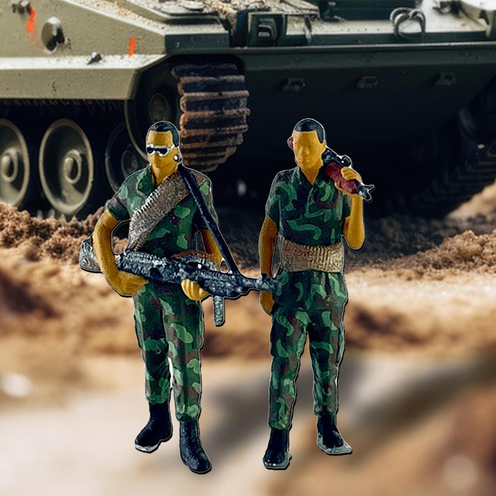 1:64 Diorama Figures Miniature Pose Scene Male Figures Character Mini People Model Resin Figures Miniature Scenes Decor Gifts