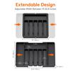 Silverware Drawer Organizer Expandable Utensil Tray for Kitchen Flatware and Cutlery Holder Adjustable Plastic Storage for Spoon