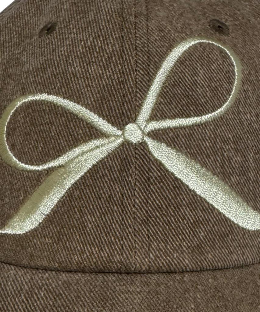 UBEIGE Ribbon Pigment Ball Cap (Brown)
