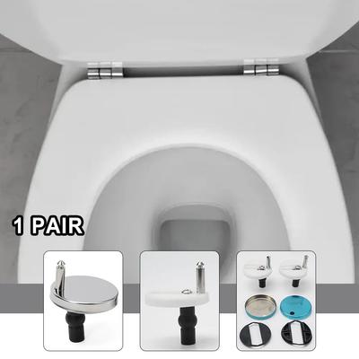Fittings Seat Hinge Fittings Toilet Seat Hinge Fittings Professional Seat Spare Parts Toilet Tool 2 PCS Wc Fix