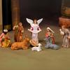 Christmas Nativity Set Resin Jesus Figurines Religious Christmas Decorations Christian Family Nativity Miniature Figurines For
