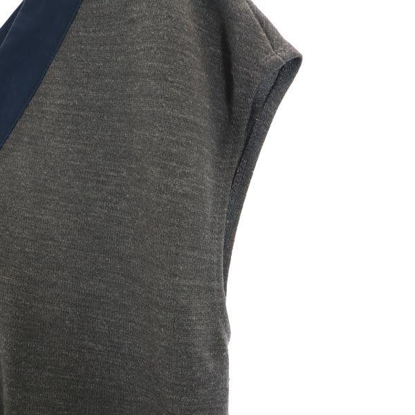 SEE BY CHLOE Jednodílné šaty s krátkým rukávem 38 šedé Zadní stuha Dámské Použité